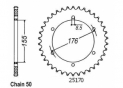 Rear sprocket Esjot