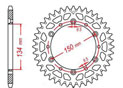 Rear sprocket TT Esjot Green