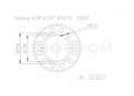 Rear sprocket Esjot