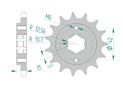 Front sprocket 530 Ducati