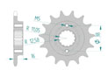 Front sprocket 520 Ducati