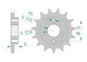 Front sprocket 525 Ducati