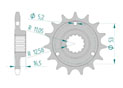 Front sprocket 525 Ducati