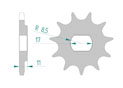 Front sprocket 428 FANTIC TRIAL