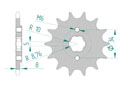 Front sprocket 520 KYMCO