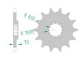 Front sprocket 420 KTM, HUSQVARNA