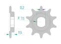 Front sprocket 420 KTM SX 50