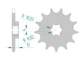 Front sprocket 520 TM