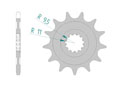 Front sprocket 520 TM 250