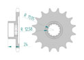 Front sprocket 525 MV