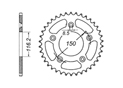 Rear sprocket Aluminium Aprilia Chain 520