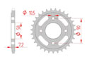 rear steel sprocket 520 honda