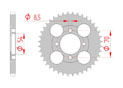 Rear steel sprocket #428