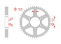 rear steel sprocket 530 yamaha