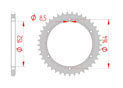 rear steel sprocket 520 yamaha