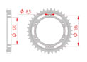 rear steel sprocket 530 yamaha