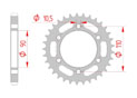 rear steel sprocket 530 yamaha