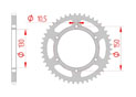 rear steel sprocket 520 yamaha