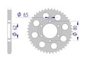 AFAM Rear alu sprocket  #428 XT 225 92-96