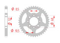 rear steel sprocket 428 suzuki