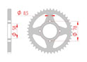 rear steel sprocket 428 hyosung