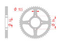 rear steel sprocket 428 suzuki