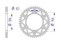 NB Rear alu sprocket  #520 SUZUKI