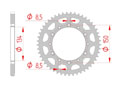 rear steel sprocket 520 kawasaki