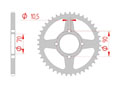 rear steel sprocket 520 kawasaki