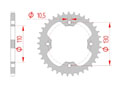 rear steel sprocket 520 kawasaki KFX-R 450