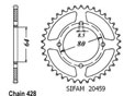 Rear sprocket TT Esjot