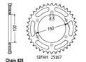 Rear sprocket Esjot