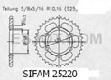 Rear sprocket Esjot