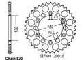 Rear sprocket TT Esjot