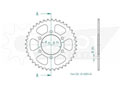 Rear sprocket Esjot