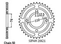 Rear sprocket Esjot