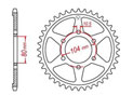 Rear sprocket Esjot