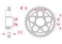 rear steel sprocket 525 ducati