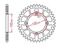 Rear sprocket Alu TT Esjot Couleur