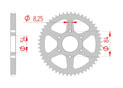 rear steel sprocket 428 gilera