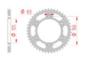 rear steel sprocket 520 husaberg