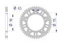 NB Rear alu sprocket  #420 HUSQVARNA