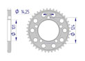 AFAM Rear alu sprocket  #525 KTM