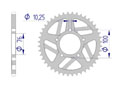 AFAM Rear alu sprocket  #520 RAC MARCH