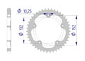 AFAM Rear alu sprocket  #525 MV (AGUSTA)