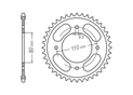 Rear sprocket Steel Honda Chain 428