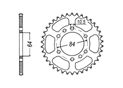 Rear sprocket Steel Kawasaki Suzuki Chain 520