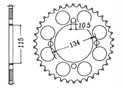 Rear sprocket Steel Cagiva Chain 530