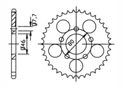 Rear sprocket Steel Aprilia Chain 415