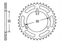 Rear sprocket Steel Rieju Chain 420